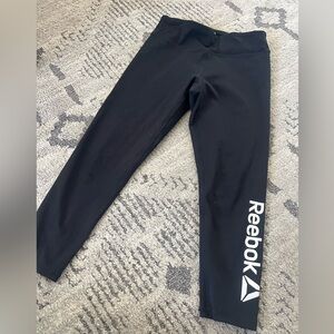 Reebok Black Active Capri Leggings